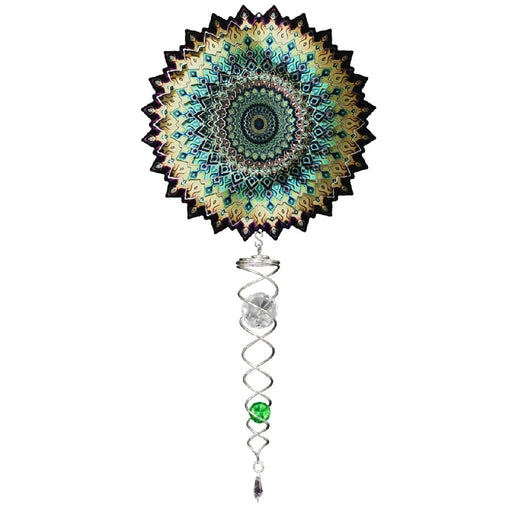A vibrant flower featuring a unique spiral pattern on its petals, showcasing a blend of colors.