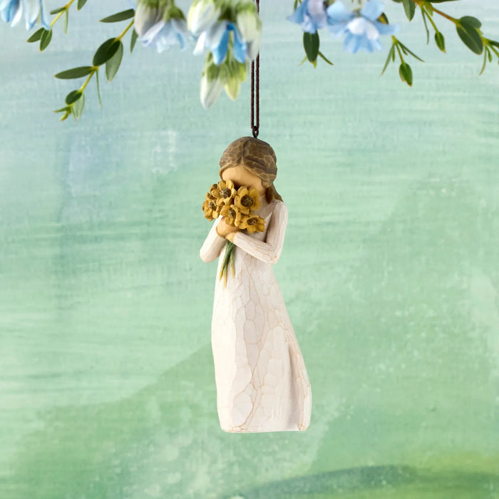 Willow Tree : Warm Embrace Ornament - Surrounded by the warmth of family and friends