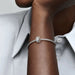Pandora Clear Pavé Clip Charm featuring sparkling clear pavé detailing for a Pandora charm bracelet.