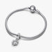 Elevate your love for your best friend with the Sparkling Pet Paw Print Dangle Charm.