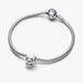 Pandora Glow-in-the-dark Sparkling Skull Charm featuring a detailed skull design with sparkling accents.