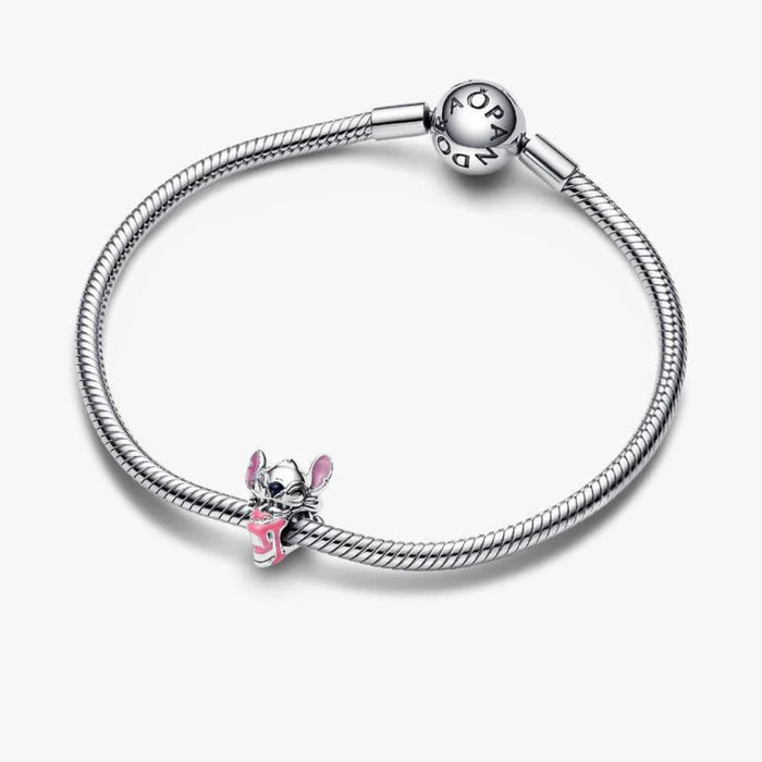 Celebrate a special moment with the Disney Stitch Birthday Cake Charm, a fun addition to your charm collection. 