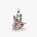 Disney Stitch Rocket Ship Dangle Charm featuring Stitch in a playful space-themed rocket ship design