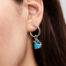 Pandora Turquoise-colored Whale Dangle Charm featuring a playful whale design with ocean-inspired turquoise color.