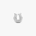 Pandora Textured Horseshoe Mini Charm in sterling silver with a detailed textured finish.