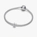 Pandora Textured Horseshoe Mini Charm in sterling silver with a detailed textured finish.