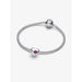 This Pandora July Engravable True Red Stone Heart Charm brings a vibrant and personal touch to your Pandora collection.