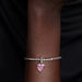 A charming pink heart with "I love you" elegantly printed, perfect for expressing affection.