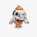Pandora Disney Halloween Pumpkin Stitch charm featuring Stitch in a festive pumpkin-inspired design, crafted for Pandora Moments bracelets and necklaces.