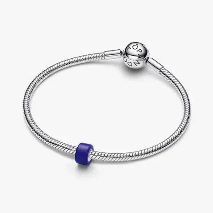 Blue Murano Glass Mini Charm featuring a petite blue glass design