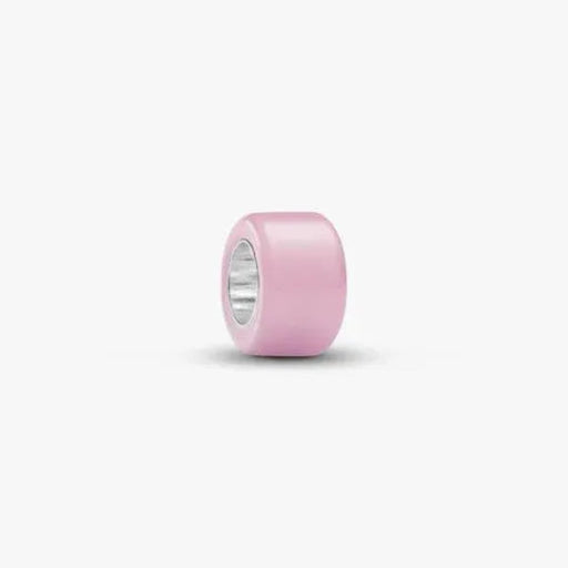 Pink Murano Glass Mini Charm featuring a petite pink glass design