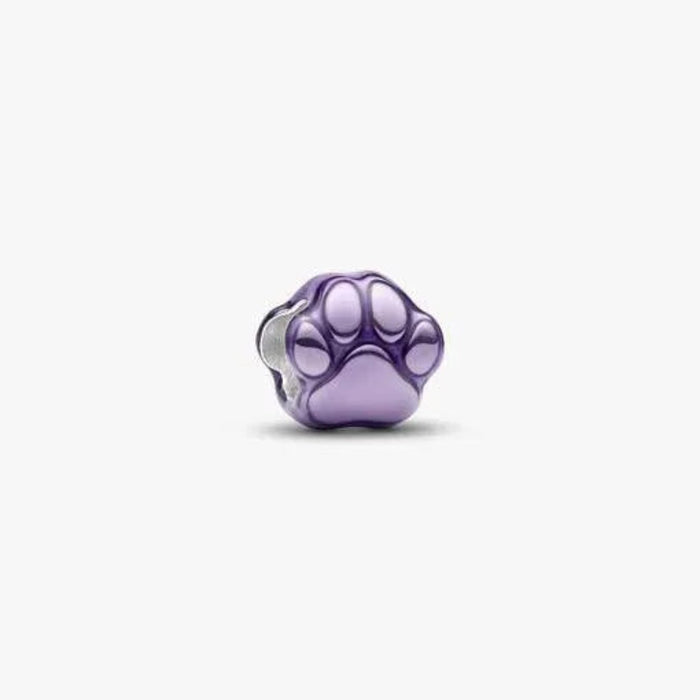 Purple Paw Mini Charm featuring a cute purple paw design