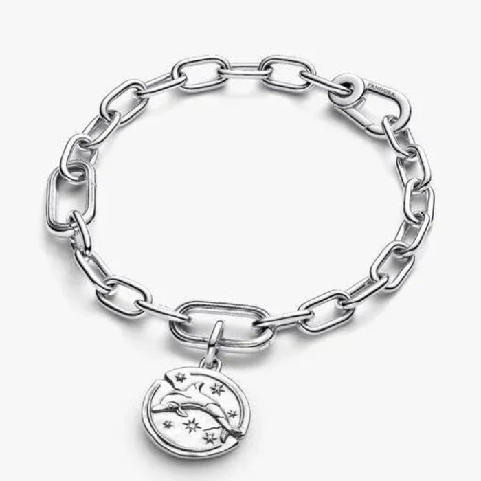 Dolphin Medallion Charm featuring a detailed dolphin design
