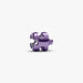 Purple Puzzle Piece Mini Charm featuring a vibrant purple puzzle piece design