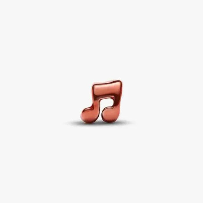 Orange Music Note Mini Charm featuring a vibrant orange musical note