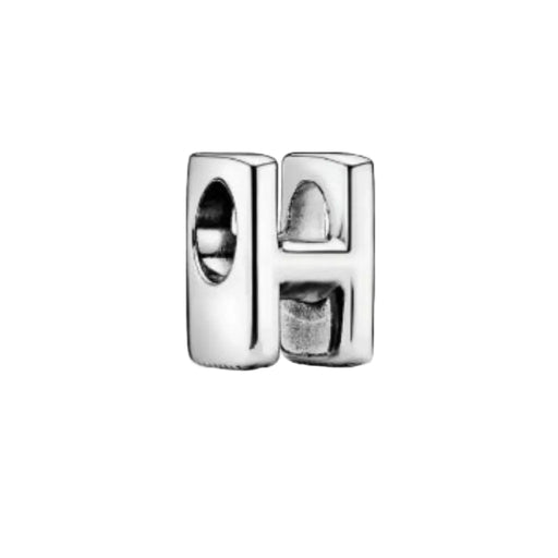 This Pandora Letter Charm - “H” brings a meaningful and personal element to your jewelry collection.