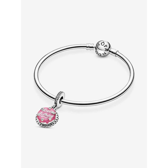 PANDORA : Pink Birthday Cake Dangle Charm