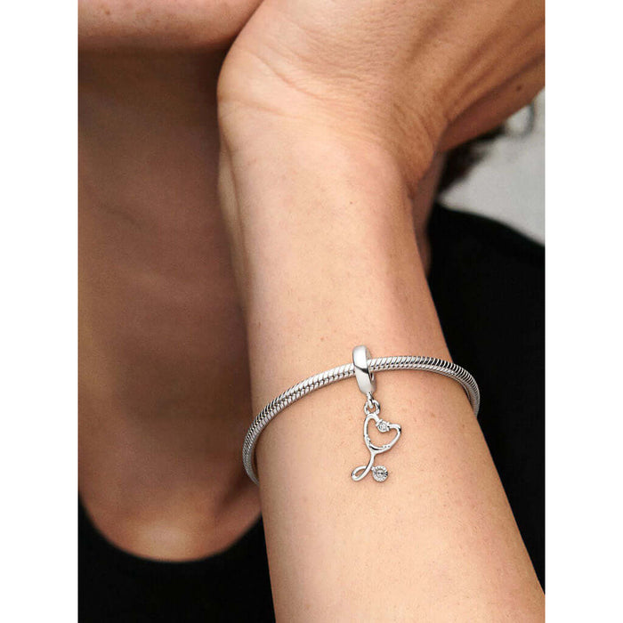 PANDORA : Stethoscope Heart Dangle Charm at Annie's Hallmark