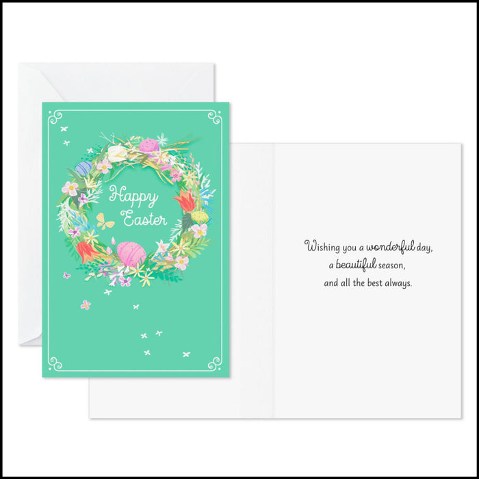 Bunny and Flowers Easter Cards Assortment