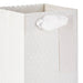 Hallmark : 13" Embossed Silver Rings Wine Gift Bag