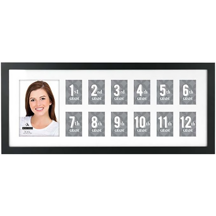 Malden : School Years Collage Photo Frame - 5x7 and (12) 2x3 at Annie's Hallmark 