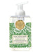 This luxurious foaming hand soap produces a rich, airy lather that gently cleans hands while leaving them feeling soft, clean, and refreshed.