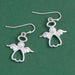 Periwinkle Precious Angels with Pearls Earrings featuring delicate angel designs and pearl accents for an elegant, meaningful look.