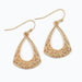 The warm gold-tone finish and lightweight design make them a versatile accessory for both everyday wear and special occasions.