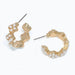 Their lightweight design makes them comfortable for all-day wear, while the timeless combination of gold and pearls complements any outfit.