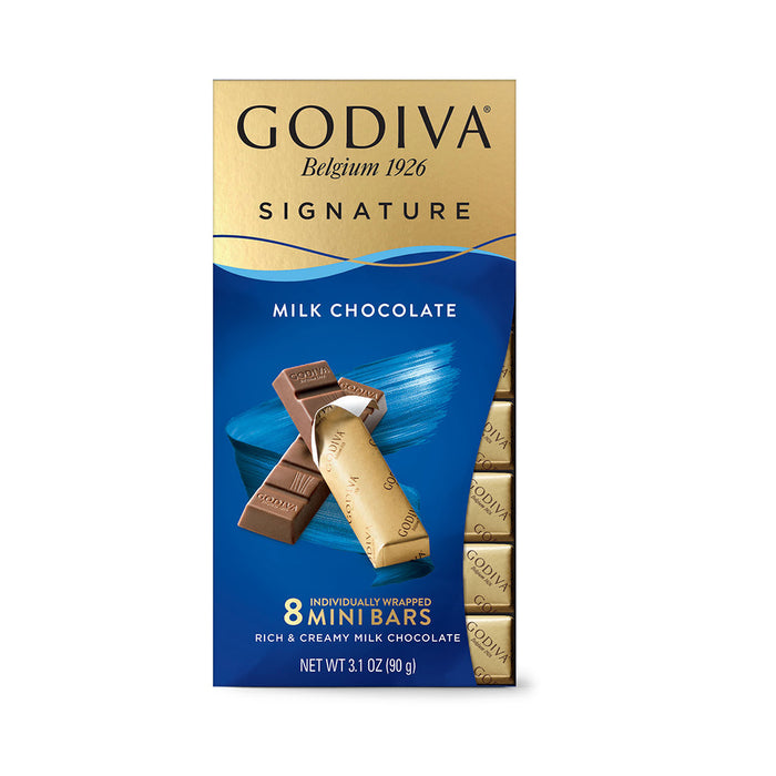 GODIVA : Signature Milk Chocolate Mini Bars