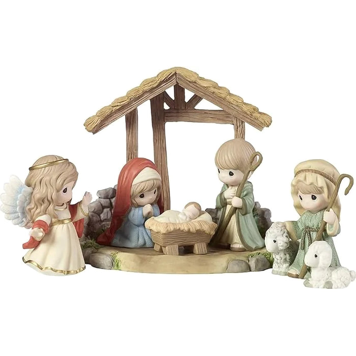 Precious Moments : Nativity Set Figurine 7 Piece