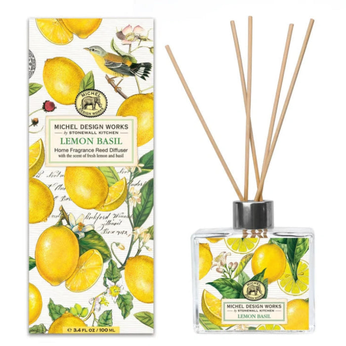 Fresh lemon and basil fragrance with a clean, uplifting aroma