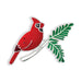 The Periwinkle Cardinal on Branch Pin brings the beloved red cardinal to life in vivid, gift-ready style. 