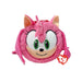 Sonic the Hedgehog plush toy with a tag attached, showcasing its vibrant blue color and iconic design.