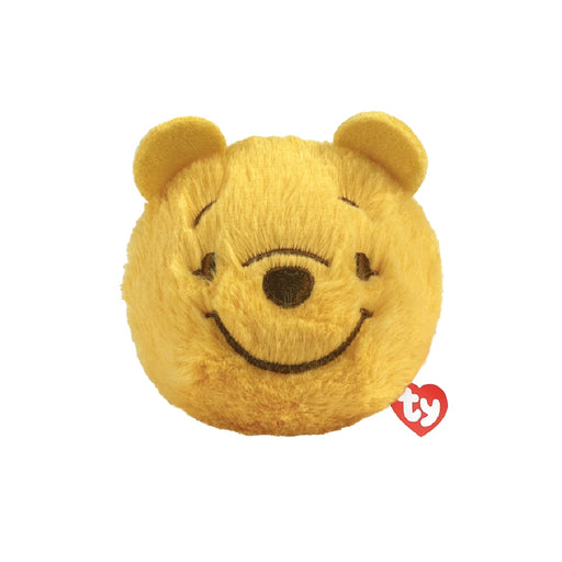 Adorable Winnie the Pooh plush with a bright smile, perfect for cuddling and bringing joy to fans of the character.