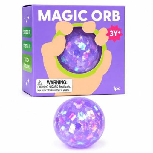 The Hape Magic Orb Purple Sensory Squeeze Toy gives kids a satisfying, hands-on sensory experience.