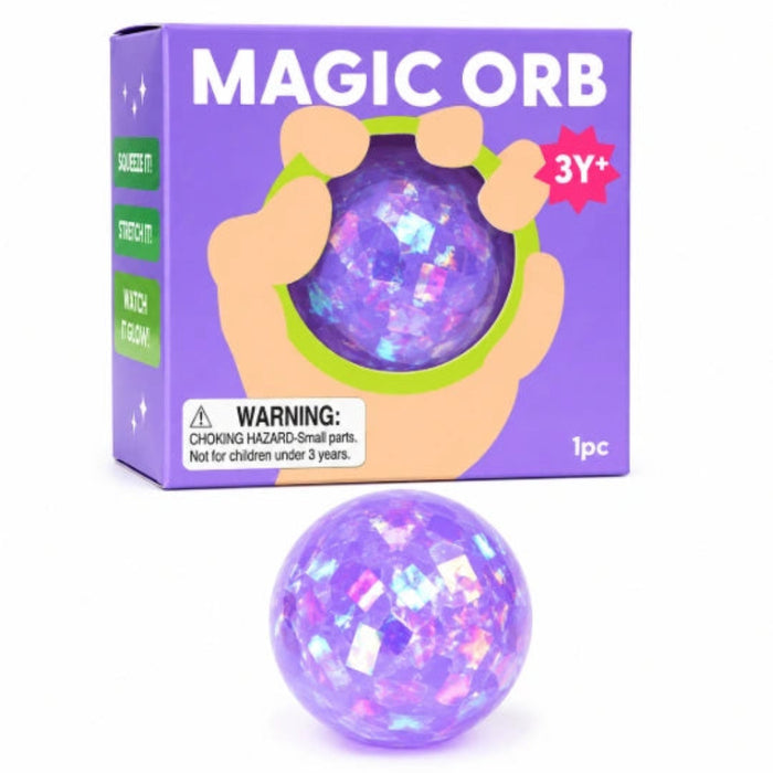The Hape Magic Orb Purple Sensory Squeeze Toy gives kids a satisfying, hands-on sensory experience.