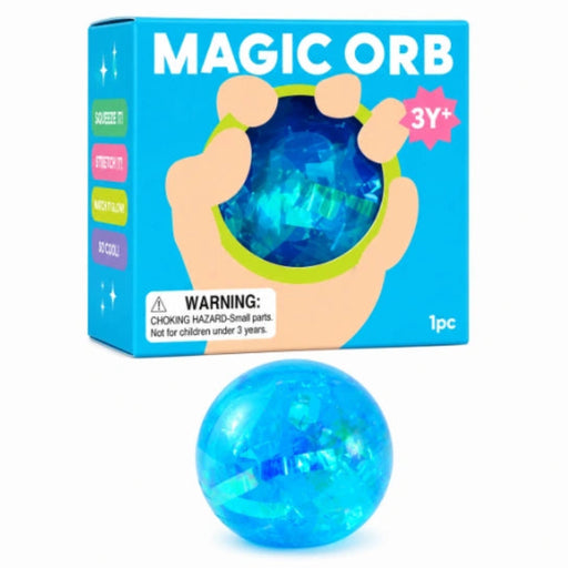 This Hape Magic Orb Blue Sensory Squeeze Toy brings satisfying tactile fun to everyday play.