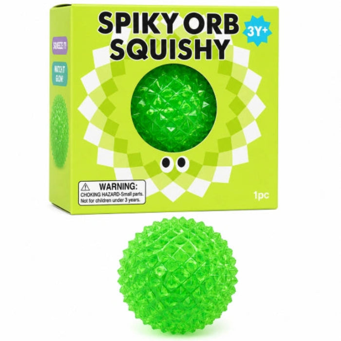 The Hape Spiky Orb Green Sensory Squeeze Toy delivers a uniquely satisfying tactile experience.