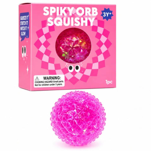The Hape Spiky Orb Pink Sensory Squeeze Toy delivers a uniquely satisfying tactile experience.