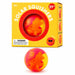The Hape Solar Sphere Yellow Sensory Squeeze Toy provides a fun and satisfying tactile experience for kids. 