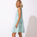 Fiji Floral Bistro Dress - Mint adds fresh color and effortless elegance to your everyday wardrobe.