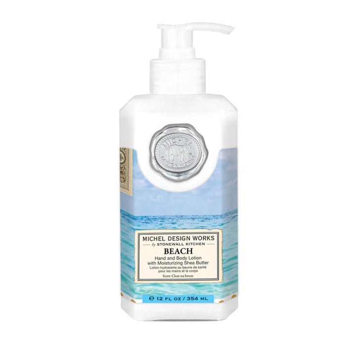 Michel Design Works crafts this Beach Hand & Body Lotion with a fresh, breezy scent that captures the feeling of a perfect day at the shore. 