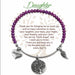 Shop the Earth Angel Daughter Radiant Purple Stone Bracelet at Annies Hallmark.