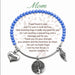 Shop the Earth Angel Mom Radiant Blue Stone Bracelet at Annies Hallmark. 