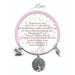 Mom bracelet featuring a delicate tree of life charm, symbolizing family and growth.