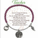 Shop the Earth Angel Teacher’s Radiant Purple Stone Bracelet at Annies Hallmark.