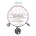Shop the Earth Angel Teacher Radiant Pink Stone Bracelet .