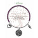 Shop the Earth Angel Nurse Radiant Purple Stone Bracelet .