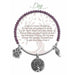 Shop the Earth Angel Dog Radiant Purple Stone Bracelet at Annies Hallmark. 